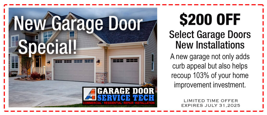 A1 Garage Door Repair Tech Coupon & Discounts for services